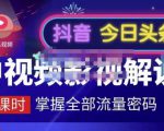 嚴如意·中视频影视解说—掌握流量密码，自媒体运营创收，批量运营账号-赚钱驿站