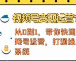 视频号变现运营，视频号+社群+直播，铁三角打通视频号变现系统-赚钱驿站