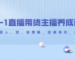 从0-1直播带货主播养成记,直播带货人、货、场策略,结果导向,数据说话-赚钱驿站