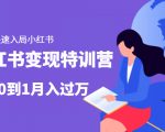 小红书变现特训营:带你快速入局小红书,从0到1月入过万-赚钱驿站