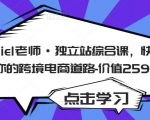 Daniel老师·独立站综合课，快速开启你的跨境电商道路-价值2599元-赚钱驿站