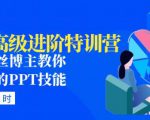 PPT高级进阶特训营：百万粉丝博主教你进阶你的PPT技能(98节课程+PPT素材包)-赚钱驿站