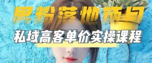 【男粉落地项目】零基础玩转男粉短视频转私域日产500+,2023男粉高客单价实操教程-赚钱驿站