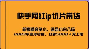 2023爆火的快手网红IP切片,号称日佣5000+的蓝海项目,二驴的独家授权-赚钱驿站