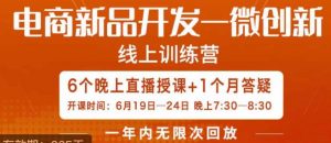南掌柜·电商新品开发——微创新，电商新品微创新是你企业发展的护城河-赚钱驿站