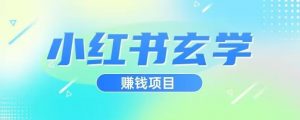 小红书玄学项目,直接上手操作,日入500【揭秘】-赚钱驿站