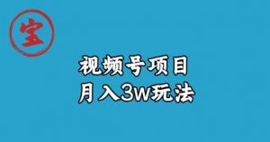 宝哥视频号无货源带货视频月入3w,详细复盘拆解-赚钱驿站