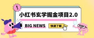 小红书玄学掘金项目,值得常驻的蓝海项目,日入3000+附带引流方法以及渠道【揭秘】-赚钱驿站