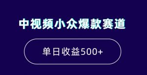 中视频小众爆款赛道,7天涨粉5万+,小白也能无脑操作,轻松月入上万【揭秘】-赚钱驿站