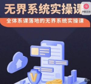 老衲·无界系统实操课，全体系落地无界改版后选择、出价、高投产做付费引流-赚钱驿站