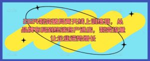 2024裂变破局两天线上训练营,从品牌布局到终端客户进店,裂变流量让企业逆势增长-赚钱驿站