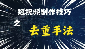 最新短视频搬运,纯手工去重,二创剪辑方法【揭秘】-赚钱驿站