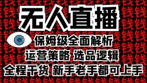 2025无人直播这么做就对了,保姆级全面解析,全程干货,新手老手都可上手-赚钱驿站