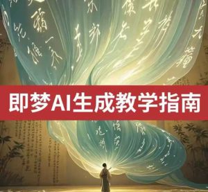2025即梦ai生成视频教程,一学就会国内免费文字生成视频图片生成视频-赚钱驿站
