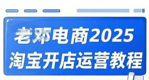2025淘宝开店运营教程直通车，直通车，万相无界，网店注册经营推广培训视频课程-赚钱驿站