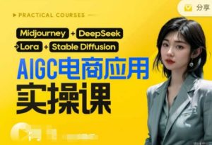 AI电商应用实操课(加更DeepSeek)保姆级喂饭教程,从0-1用AI做电商-赚钱驿站