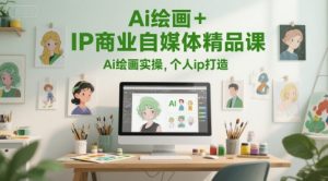 Ai绘画+IP商业自媒体精品课,Ai绘画实操,个人ip打造-赚钱驿站
