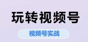 玩转视频号,视频号实战系列课-赚钱驿站