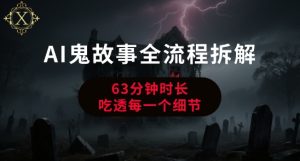AI鬼故事从0到1全流程拆解,非常详细,全是干货-赚钱驿站