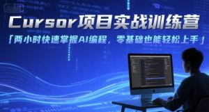 Cursor项目实战训练营，两小时快速掌握AI编程，零基础也能轻松上手-赚钱驿站