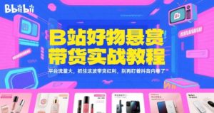 B站好物悬赏带货实战教程,平台流量大,抓住这波带货红利,别再盯着抖音内卷了-赚钱驿站