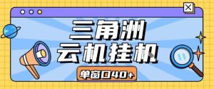 三角洲全自动挂G跑刀实操课程单窗口30+可批量矩阵操作不吃电脑配置开机就能干【揭秘】-赚钱驿站
