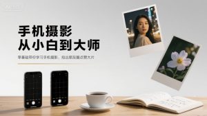 手机摄影从小白到大师，零基础带你学习手机摄影，拍出朋友圈点赞大片-赚钱驿站