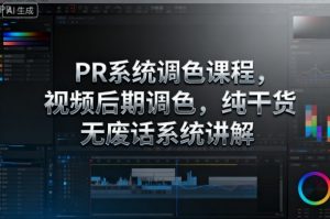PR全能风格剪辑系统班,0基础到高阶,近20个案例一步到位-赚钱驿站