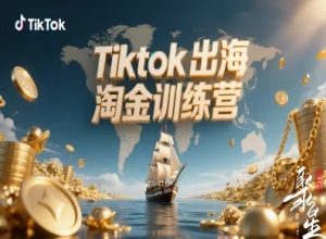 Tiktok出海淘金训练营,跨境电商TK实战变现-赚钱驿站