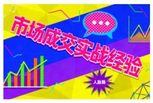 市场成交实战经验,从认知觉醒到实操落地,快速掌握市场开拓与成交核心能力-赚钱驿站