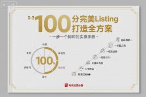 100分完美Listing打造全方案,想要完美listing必须是需要一步一个脚印的-赚钱驿站