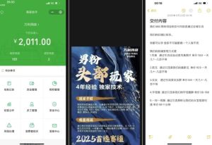 外面收费980全新男粉变现项目,竞争小,利润高,多种方式变现,独家技术-赚钱驿站