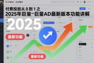 付费投放从0到1之2025年巨量AD最新版本功能讲解-赚钱驿站