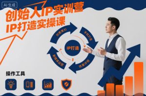 创始人IP实训营,IP打造实操课-赚钱驿站