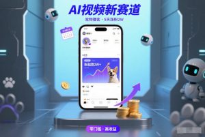 AI视频新赛道，宠物播客仅注册5天涨粉2W，收益非常可观-赚钱驿站