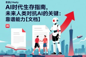 AI时代生存指南，未来人类对抗AI的关键：靠谱能力【文档】-赚钱驿站