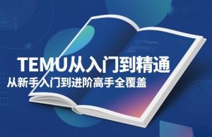 TEMU从入门到精通,从新手入门到进阶高手全覆盖-赚钱驿站