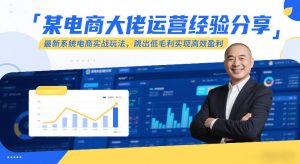 某电商大佬运营经验分享，最新系统电商实战玩法，跳出低毛利实现高效盈利（更新）-赚钱驿站