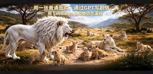 用一张普通图片，通过GPT写剧情，再用Seedance 2.0做动态演绎，居然能生成迪士尼风格搞笑动画-赚钱驿站