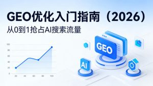 【最新】GEO优化入门指南（2026），从0到1抢占AI搜索流量-赚钱驿站