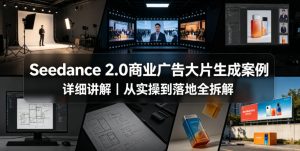 Seedance 2.0商业广告大片生成案例详细讲解|从实操到落地全拆解-赚钱驿站