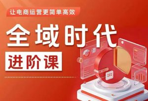 全域时代进阶课,更简单高效的全域投放实操,让电商运营更简单高效-赚钱驿站