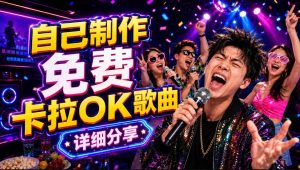 零基础AI制作免费卡拉OK视频教程,从歌曲生成、音轨分离到字幕制作、视频导出,手把手教学-赚钱驿站