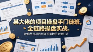 某大佬的项目操盘手门徒班，全链路操盘实战，教你从找项目到变现落地的完整打法-赚钱驿站