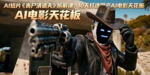 AI短片《丧尸清道夫》拆解课，10天打造国产AI电影天花板-赚钱驿站