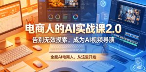 电商人的AI实战课2.0，告别无效摸索，成为AI视频导演，全能AI电商人，从这里开始-赚钱驿站