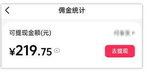 AI图文带货项目，操作2周卖出37件，已结算佣金219-赚钱驿站