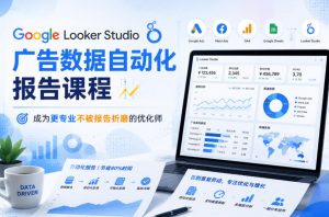 Google Looker Studio广告数据自动化报告课程,成为更专业不被报告折磨的优化师-赚钱驿站