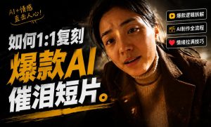 豆包+Gemini生成真人AI短剧-拆解复刻百万爆款第一人称短片,一站式讲透爆款复刻全流程-赚钱驿站