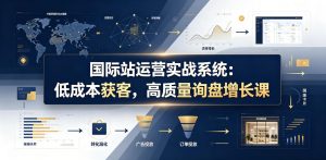 国际站运营实战系统：低成本获客，高质量询盘增长课（更新26年）-赚钱驿站